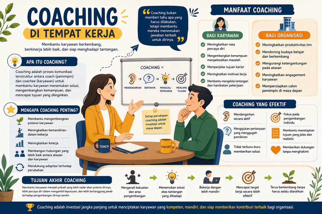 Coaching Kunci Meningkatkan Potensi dan Kinerja Karyawan