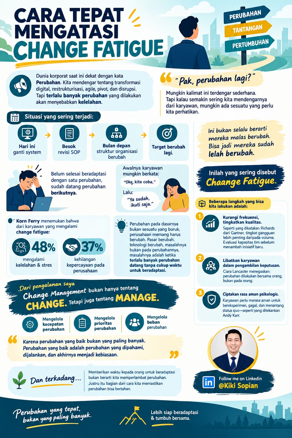 Cara Tepat Mengatasi Change Fatigue